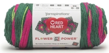 Red Heart Flower Power - Hyacinth Bucket
